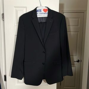 Ralph Lauren Men’s Charcoal GREY Slim Fit, Full Suit. Jacket- 42L Pants- 38W/44L